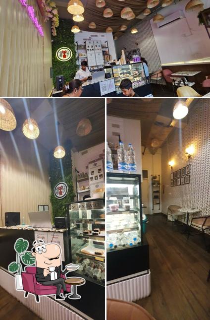 The interior of The Coffee Cat