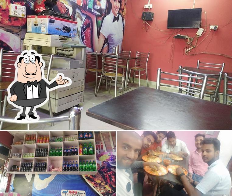 Among different things one can find interior and food at The New Royal Biryani & Restaurant