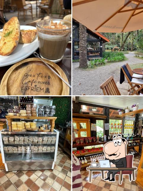 Veja imagens do interior do Café No Bosque