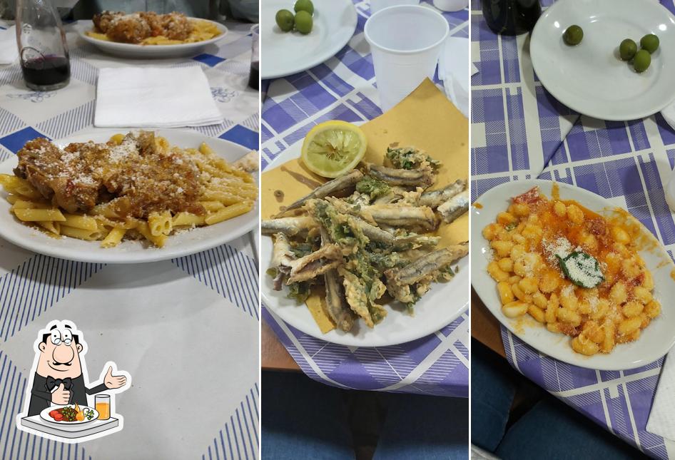 Cibo al Trattoria Romano Gaetano