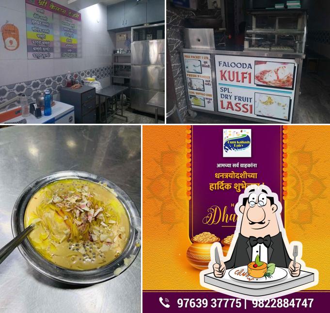The image of Shri Kailash Dairy’s food and interior