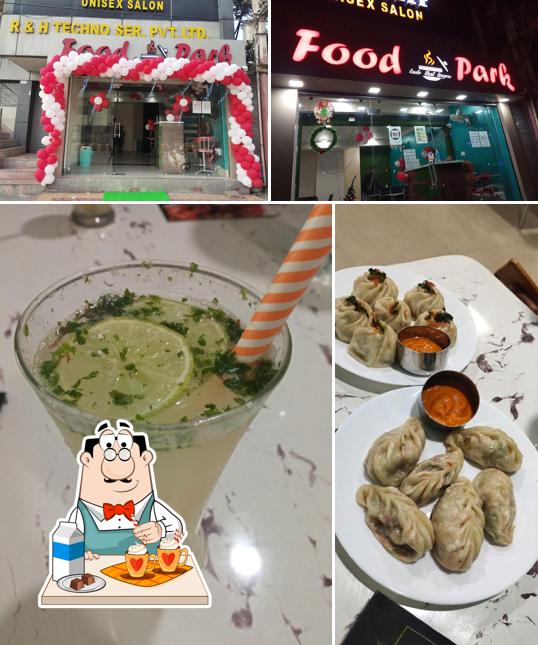 Enjoy a beverage at Food Park