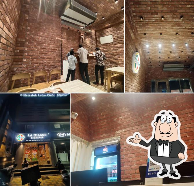 The interior of La Milano Pizzeria