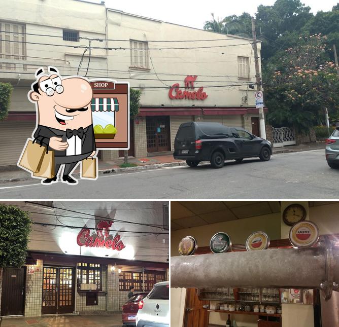 O exterior do Pizzaria Camelo