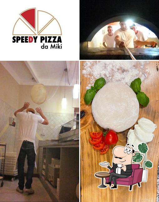 Gli interni di Speedy Pizza da miki