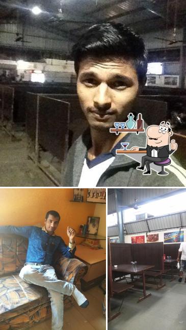 The interior of Hotel Suyog