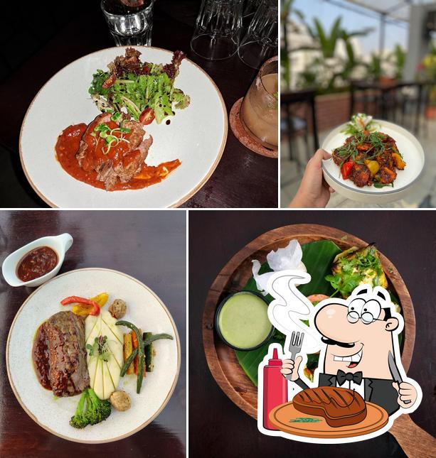Try out meat dishes at Quench Bar & Eatery