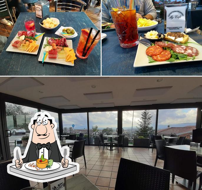 Questa è la foto che raffigura la cibo e interni di Turianelli lounge bar