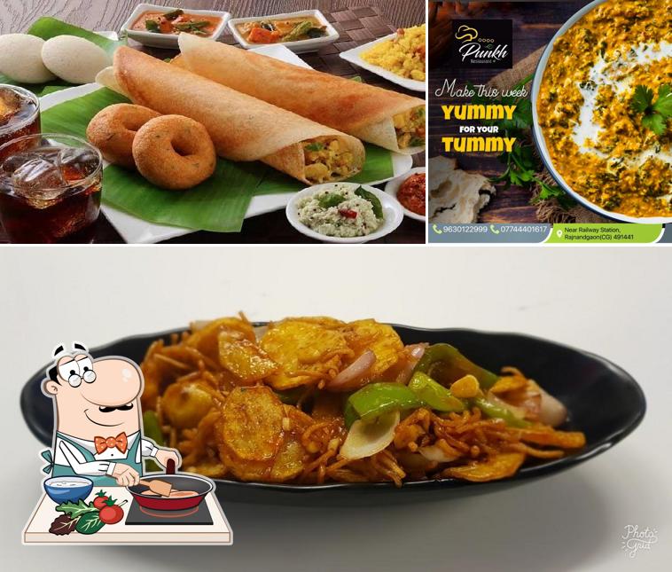 Chicken curry at Punkh Restaurant (Pure Veg)