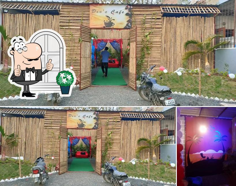 Among different things one can find exterior and interior at Dev's Cafe Sanawad