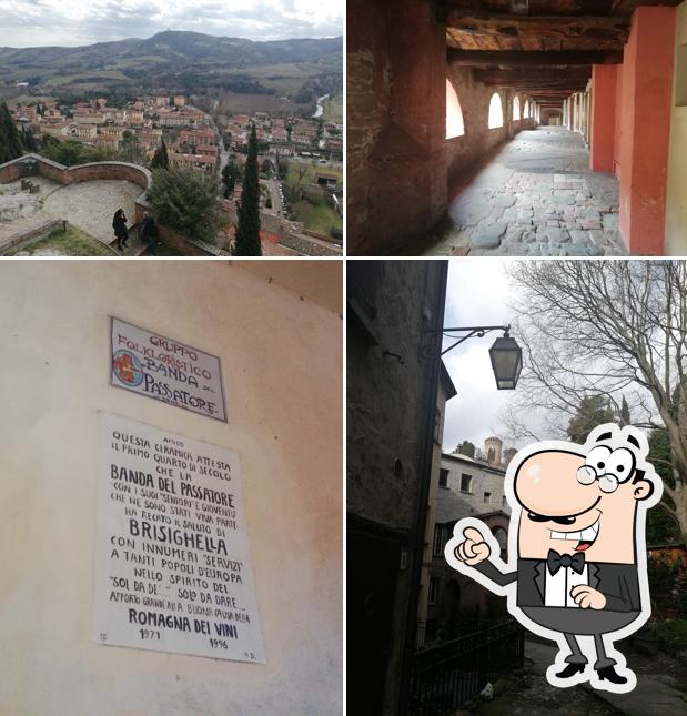 Puoi goderti l'aria fresca da seduto all'esterno di Fornaio Castellari