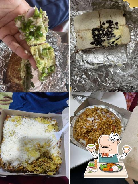 Food at Manek Chowk Sandwich & Pizza