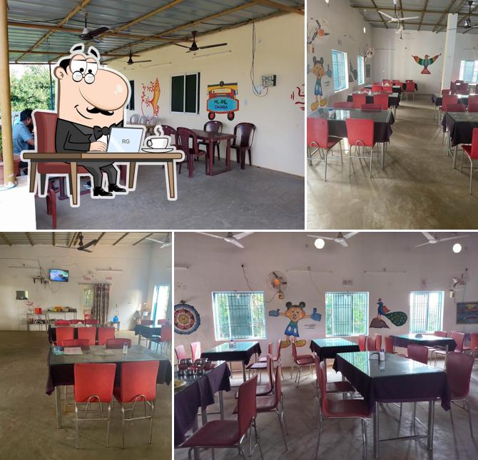 The interior of R.K.DHABA
