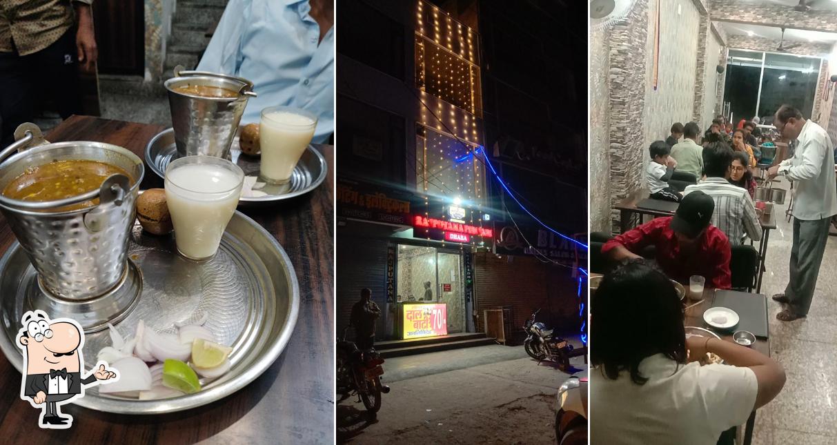 Take a look at the photo displaying interior and food at Rajputana Punjabi Dhaba Take a look at the photo displaying interior and food at Rajputana Punjabi Dhaba