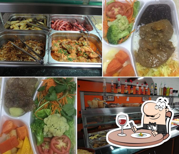 Comida em Restaurante Vó Di