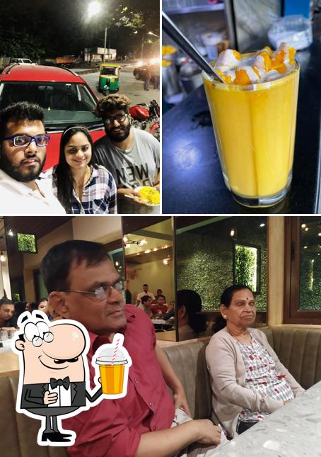 Enjoy a beverage at Sagar Chats