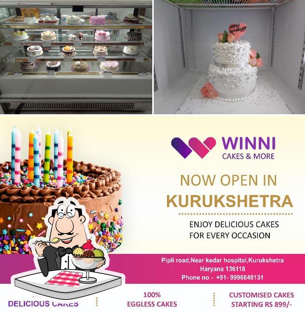 Winni Cakes & More serves a range of sweet dishes