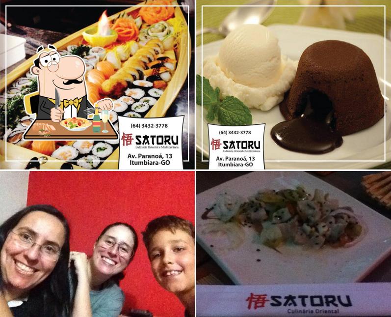Comida em Satoru Culinária Oriental