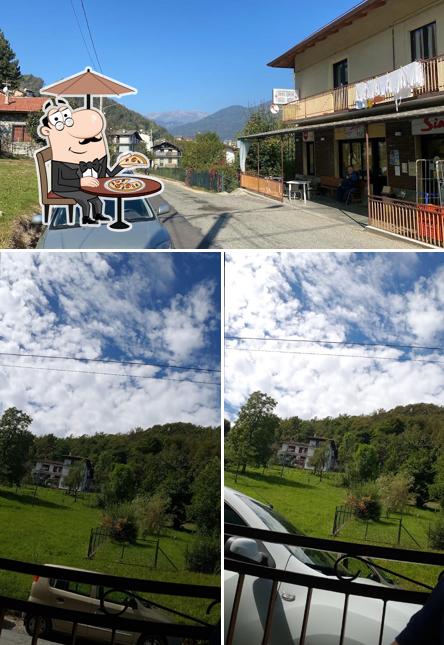 Gli esterni di Trattoria degli Amici
