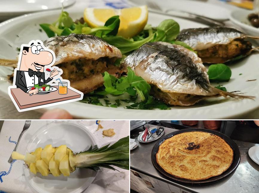 Platti al Vino e Farinata