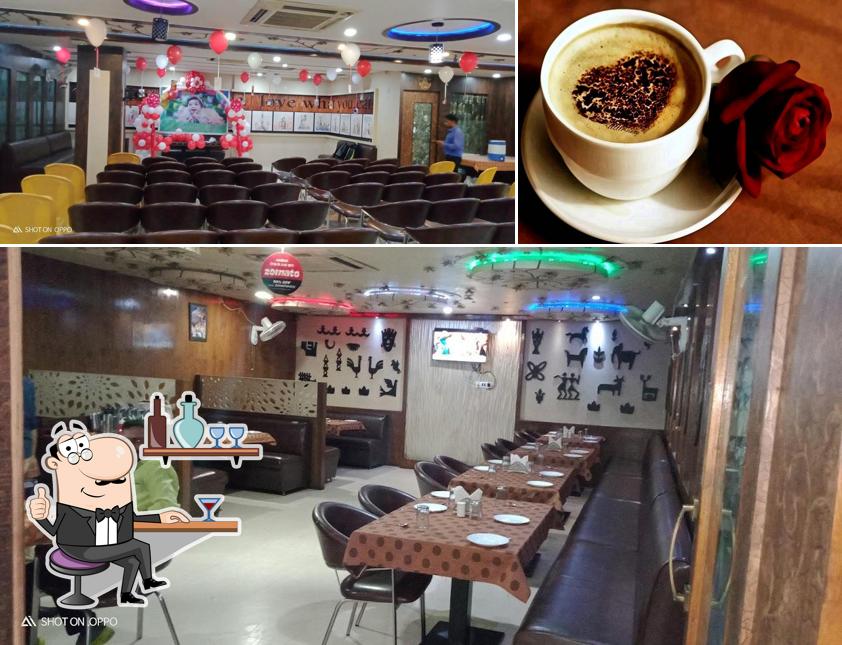 The restaurant's interior and beverage