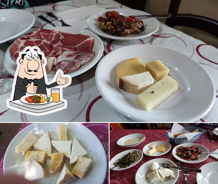 Platti al Trattoria La Rocca