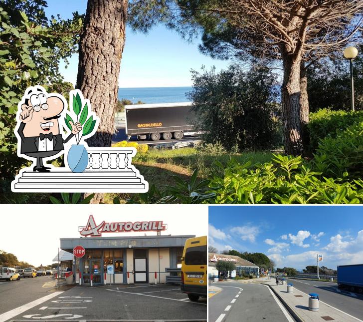 Puoi goderti l'aria fresca dal dehors di Autogrill Piani d'Invrea Nord