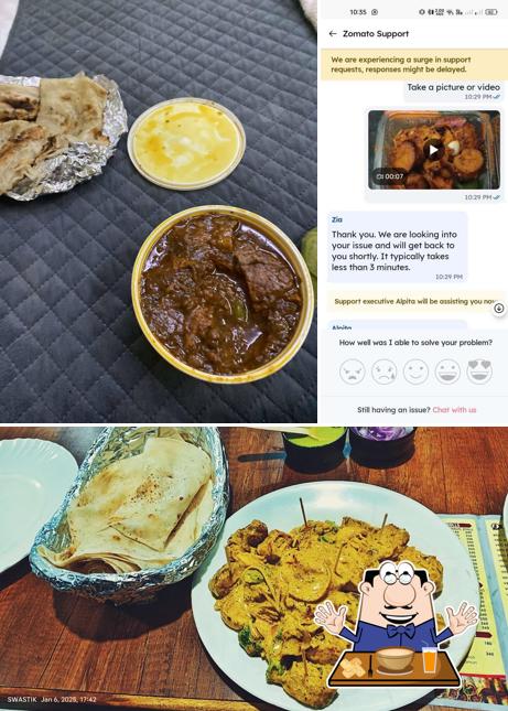 Check out the picture displaying food and interior at King Ji Malai Chaap Restaurant