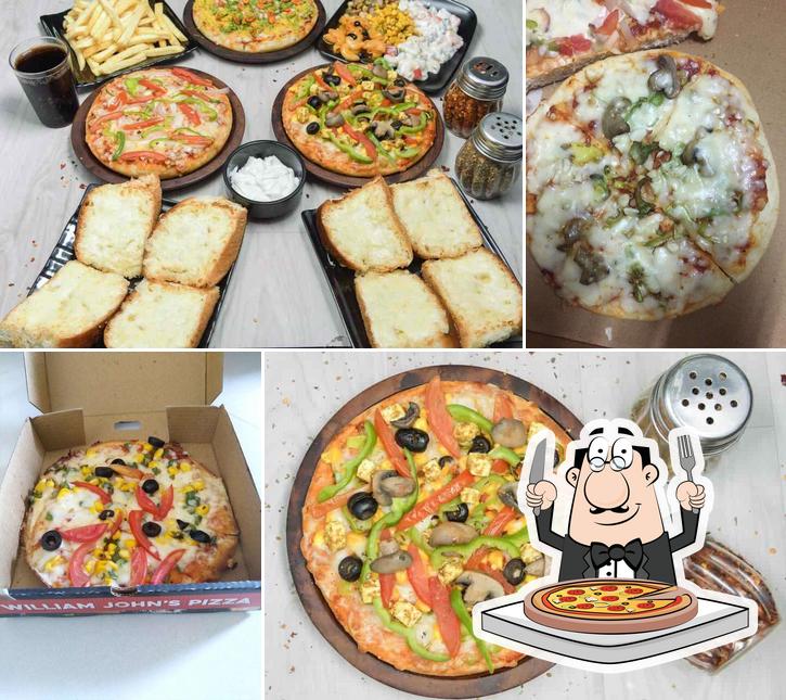 Pick pizza at William John's Pizza