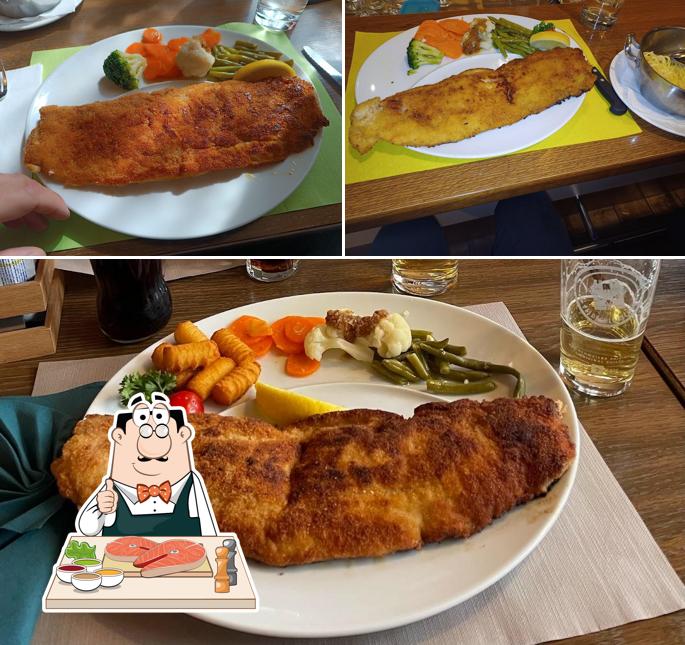 Fish and chips al Restaurant Frohsinn