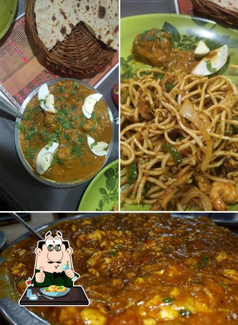 Food at JP Punjabi Dhaba