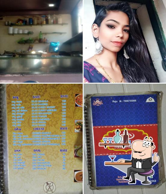The interior of Raju Punjabi Khana (we are not accepting orders on Zomato/Swiggy)