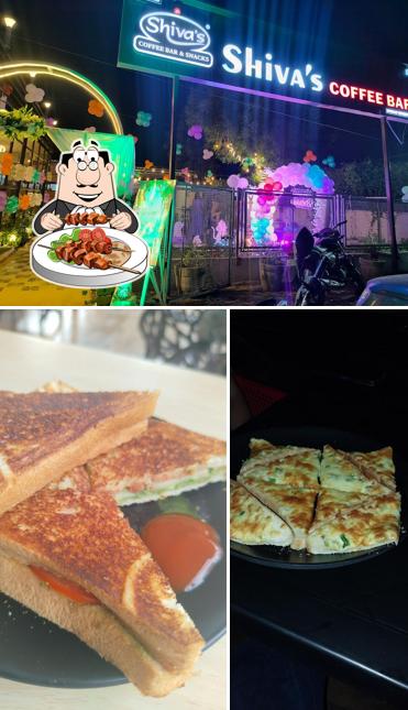 Take a look at the photo displaying food and exterior at Shiva’s coffee bar (Uvarsad)