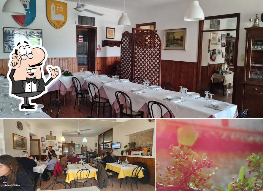 La immagine di interni e esterno da TRATTORIA TIBERINA