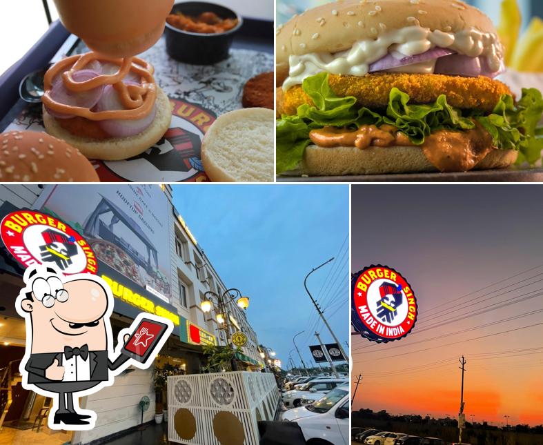 This is the image displaying exterior and food at Burger Singh