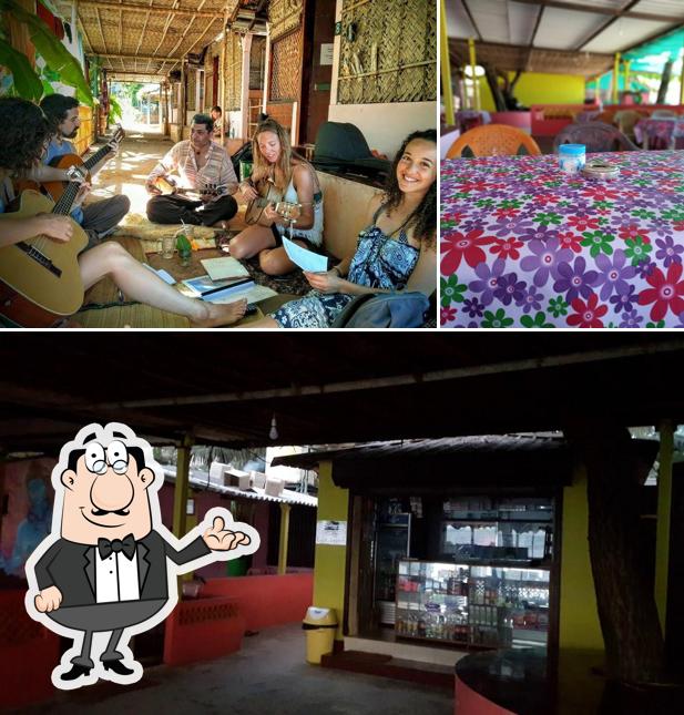 The interior of Goutami Prasad Guesthouse &Restaurant