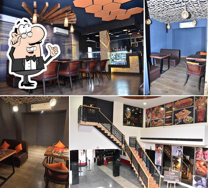 The interior of THE CUBE CAFE (JHANKAAR MULTIPLEX)