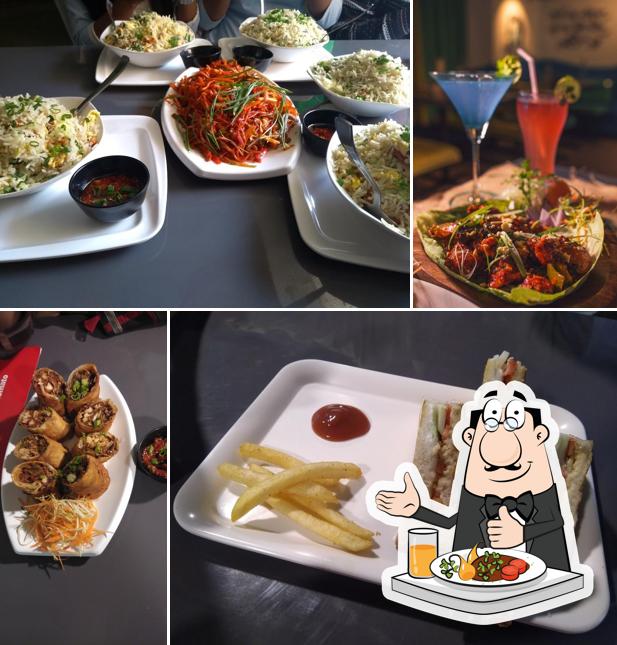 Food at The Hungerer's Talkies Filmy Cafe Restro