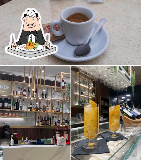 Tra le diverse cose da Caffé Grande si possono trovare la cibo e bevanda