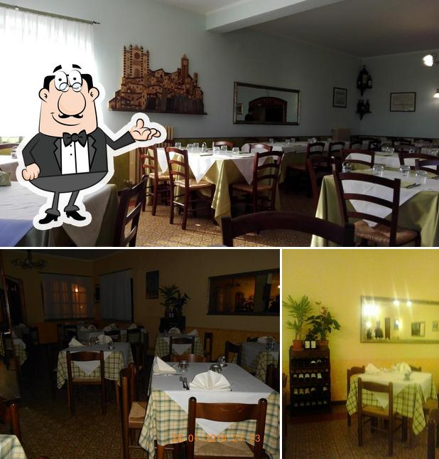 Dai un’occhiata alla immagine che raffigura la interni e tavolo da pranzo di Ristorante-Pizzeria "Da Luciano "