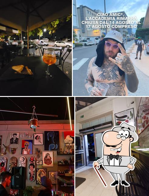 La esterno e interni del ristorante