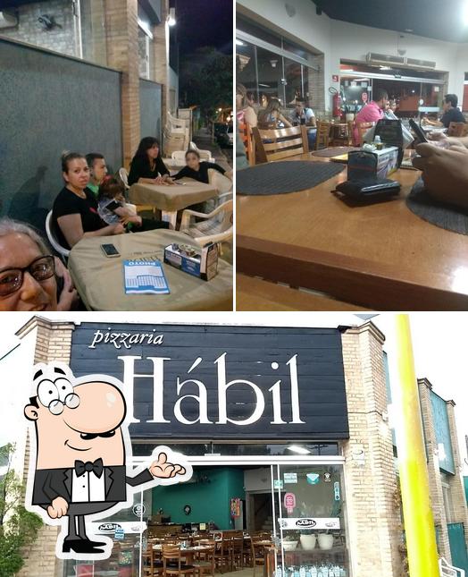 Veja imagens do interior do Hábil Pizzaria