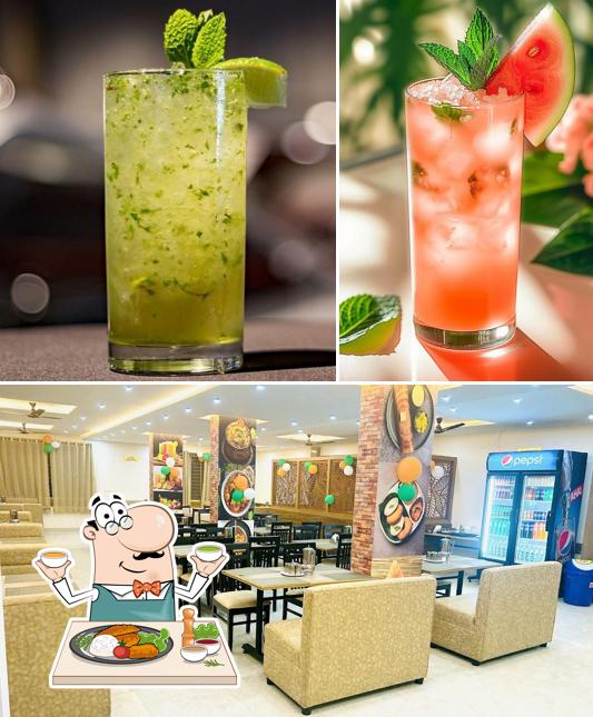 Food at ASHIRWAD GRAND INN PURE VEG RESTURANT & LODGING