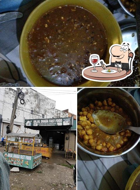 This is the photo displaying food and exterior at Ann Jal Dhaba & Fast Food
