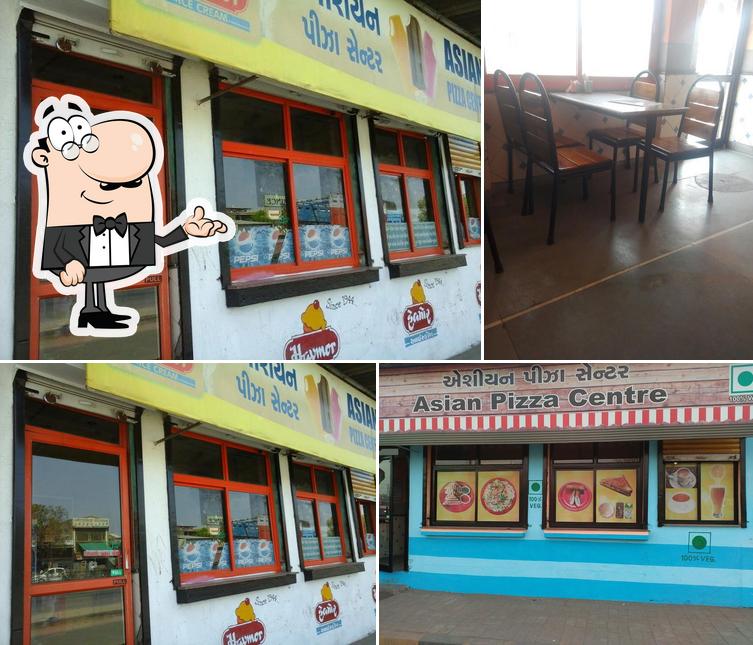 The interior of Asian Pizza Center