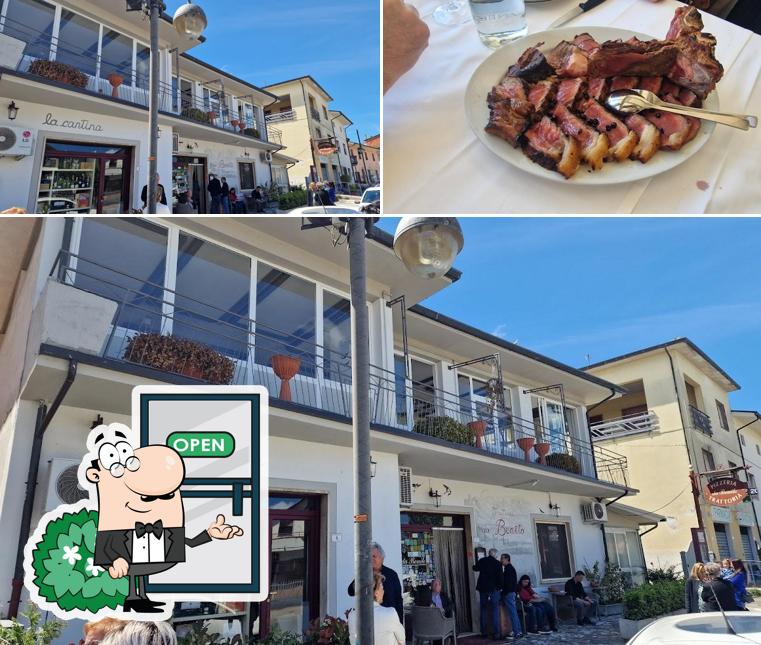 Puoi goderti l'aria fresca da seduto all'esterno di Pizzeria - Trattoria Da Benito