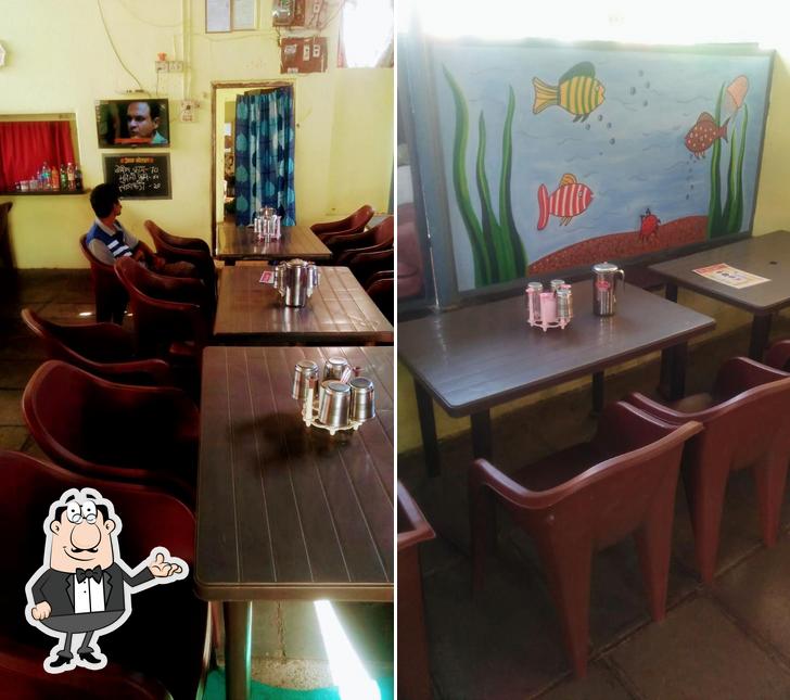 The interior of Hotel Atharva