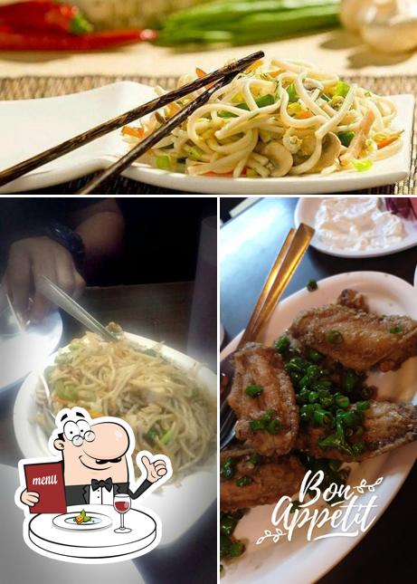 Food at Maldrin's Restaurant