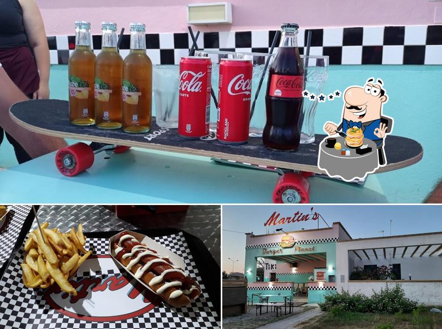 Cibo al Martin's Burger Planet