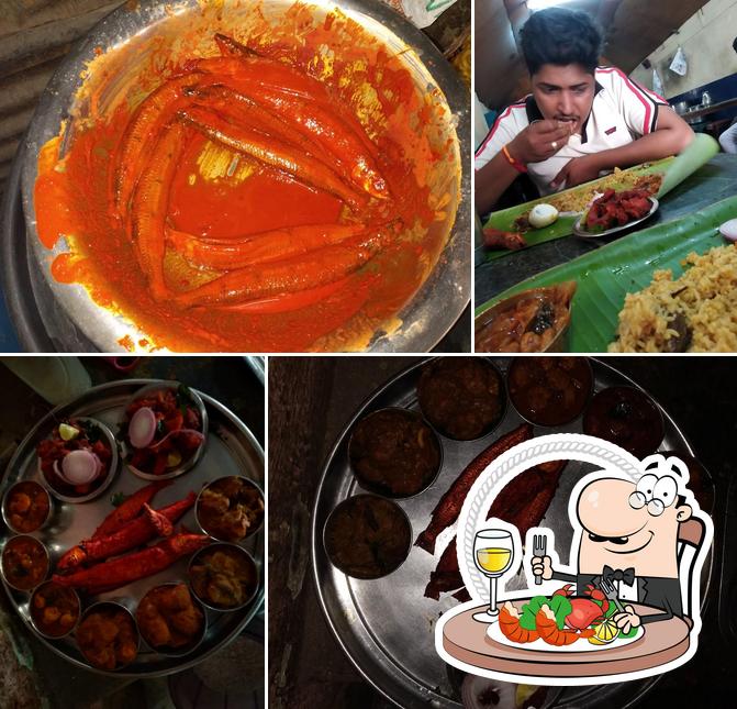 Order seafood at Murugavillash Hotel (Non Veg)